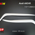 Реснички - накладки на фары на Audi A6 C45